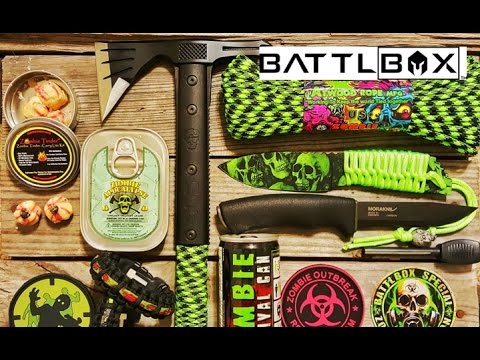 BattleBox Special Zombie Edition Survival Box - Unboxing / Review