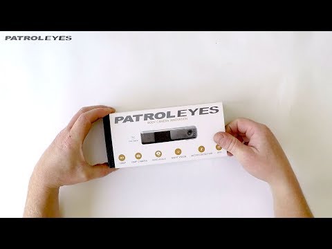 Unboxing - PatrolEyes PHD-1080W WiFi Mini Infrared Pocket Body Camera