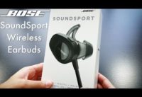 Bose SoundSport Wireless Bluetooth Earbuds Unboxing & Review