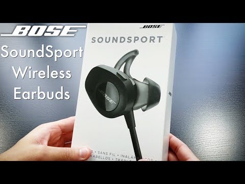 Bose SoundSport Wireless Bluetooth Earbuds Unboxing & Review