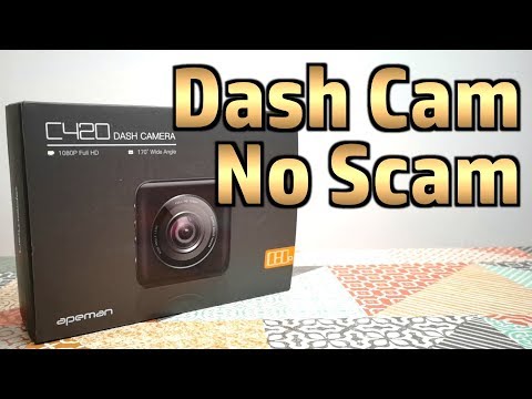 Apeman C420 Budget Dash Cam - Unboxing And First Impressions