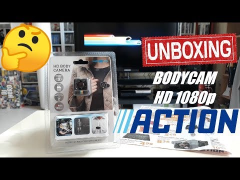 [Unboxing / Test] Camera Maxxter HDBody 720p / 1080p de chez ACTION