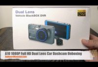 A10 1080P Full HD Dual Lens Car Dashcam Unboxing – Gearbest.com