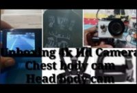 #unboxing 4k Hd Camera ,Cheast body cam,Head body Cam