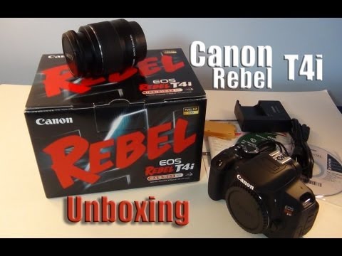 Canon EOS Rebel T4i Unboxing | Body + Lens 18-55mm | Canon 650D DSLR Camera Unboxing