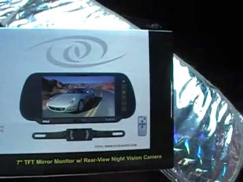 Unboxing and installation of rear-view camera Pyle View PLCM7200 - Must Have