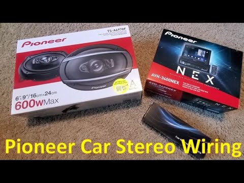 Pioneer Car Stereo Wiring - unboxing, micro bypass switch, backup camera, speakers and more.