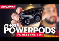 Wings PowerPods True Wireless Earbuds  (Unboxing & Review) TWS with Powerbank + GIVEAWAY!!