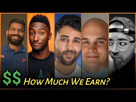 Tech Youtubers YouTube Earning in 2020 ft Technical Guruji, Marques Brownlee, Unbox Therapy and more