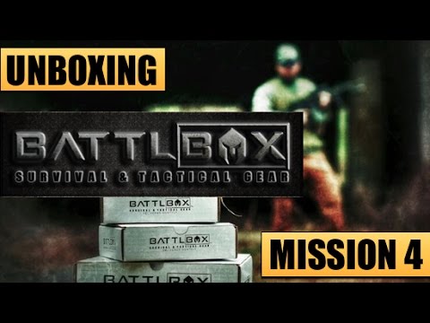 Unboxing BattlBox Mission 4 - Tactical, Survival, Knives & Everyday Carry Gear