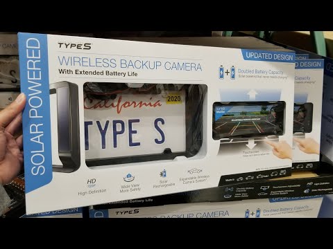 Costco TYPE S Wireless Solar Powered 720P HD Backup Camera 9 (2020 version)