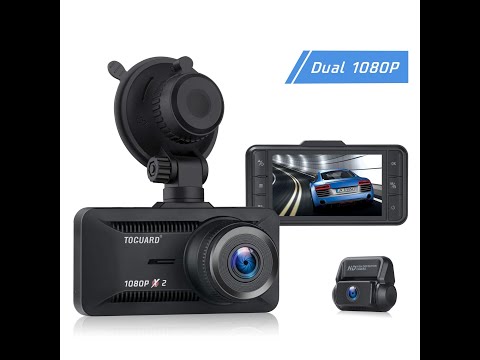 TOGUARD CE63 1080P Dual Dash Cam Front and Rear Car Camera UNBOXING, Installation & Testing