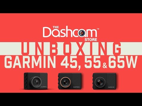 Garmin 45, 55 and 65W Specs & Unboxing by The Dashcam Store™