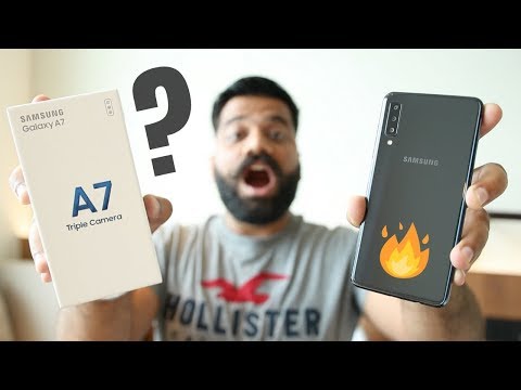 Samsung Galaxy A7 Unboxing & First Look - Triple Camera Monster???📷🔥🔥🔥