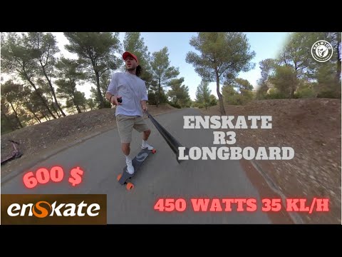 Enskate R3 Longboard Electric ! Unboxing / Test