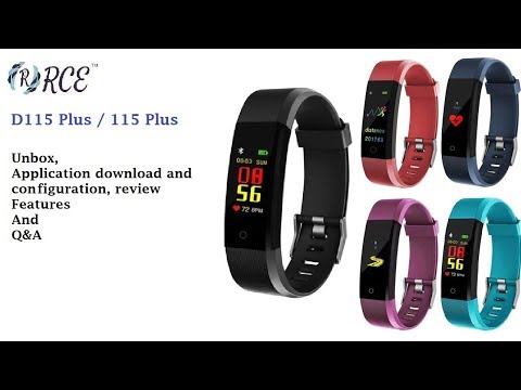 D115 Plus / 115 Plus / ID115 Plus - Smart watch: unbox, mobile application setup and feature review
