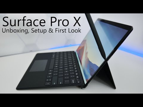 Surface Pro X - Unboxing, Setup, and First Look