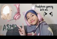 shopee haul 2021 🦋 | cat headphone with mic for onlineclass|gaming | MALAYSIA🇲🇾
