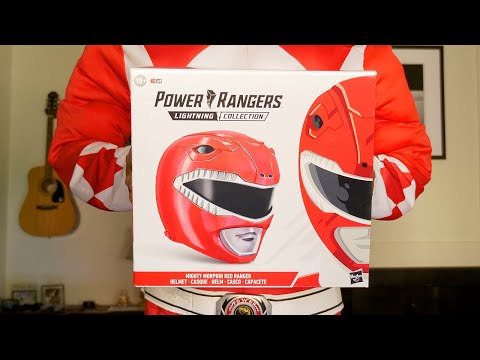 Morph into the RED RANGER with this wearable helmet (Unboxing)