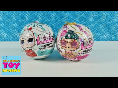 LOL Surprise Holiday Present Surprise Exclusive Doll Unboxing Review | PSToyReviews