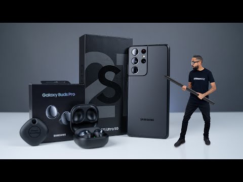 Samsung Galaxy S21 Ultra & Galaxy Buds Pro UNBOXING