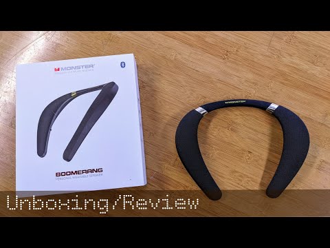 Monster Boomerang Neckband Speaker - Unboxing/Review