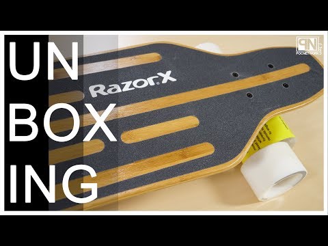 RazorX Electric Longboard Skateboard - Unboxing - Poc Network