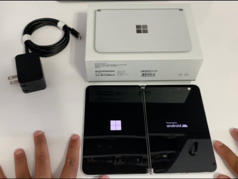 Microsoft Surface Duo Unboxing, Setup, and Quick Look