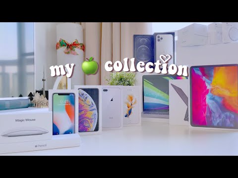 My 🍏 Apple Collection 2021 🧸 Aesthetic Unboxing + ASMR ☁️