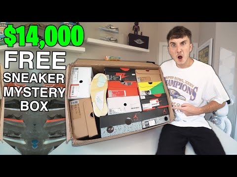 Unboxing A FREE ,000 Sneaker Mystery Box... (INSANE)