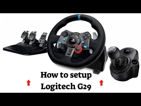 Logitech g29 Steering Wheel Unboxing and Set Up PS4 PS3 PC