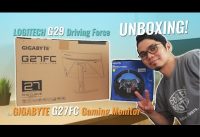VLOG: LOGITECH G29 Driving Force UNBOXING ft. GIGABYTE G27FC Gaming Monitor [Ph]