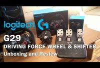 Logitech G29 Driving Force Wheel + Shifter Unboxing and Review (PS4/PS3/PC)