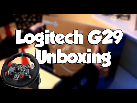 Logitech G29 RATT & PEDALER UNBOXING