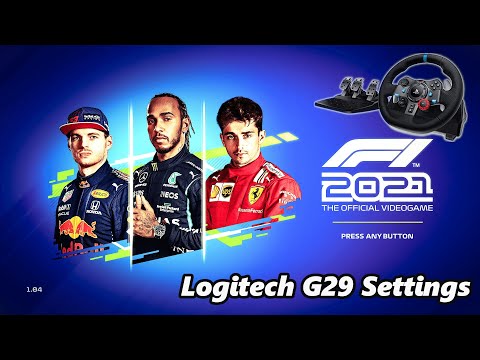 Logitech G29, G920 and G923 settings for F1 2021