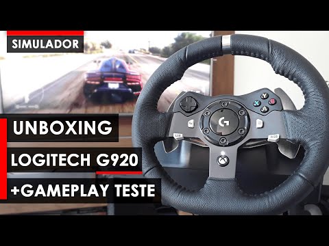 Unboxing Logitech G920 + Teste Forza - NOSSO NOVO SIMULADOR!!  [PT-BR]