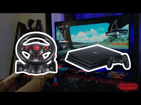 How to setup Evoretro GT-XP2 Gaming Steering Wheel to PS4