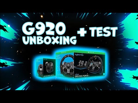 Logitech G920 unboxing and test
