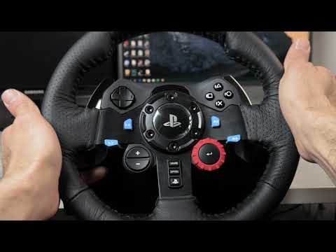 Unboxing and setup of a Logitech G29 steering wheel for a PS3/PS4/PC(مترجم للعربية)