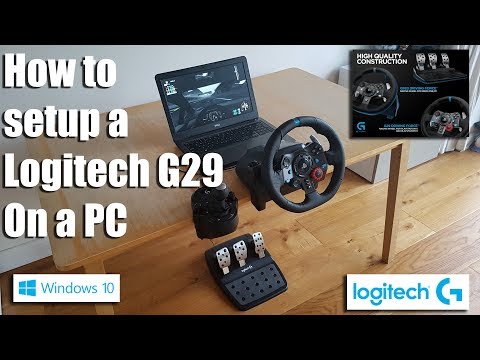 How to setup a Logitech G29 steering wheel on a PC