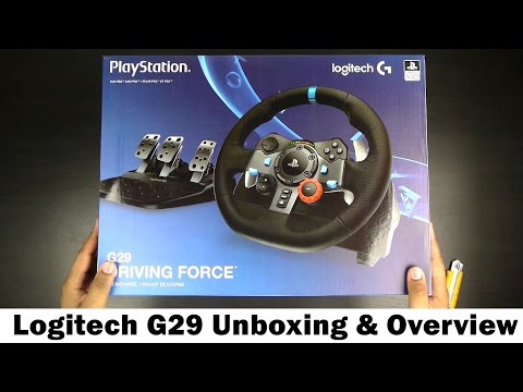 Logitech G29 Driving Force Racing Wheel - Unboxing & Over