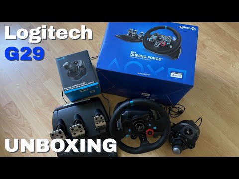 Logitech G29 Driving Force steering wheel for a PS4 2021 - Unboxing