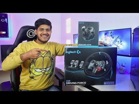 Logitech G29 + Shifter Unboxing For PS4/PC In Hindi 😍