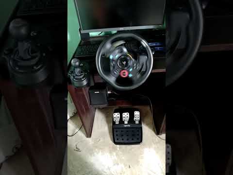 Logitech G29 steering wheel and shifter
