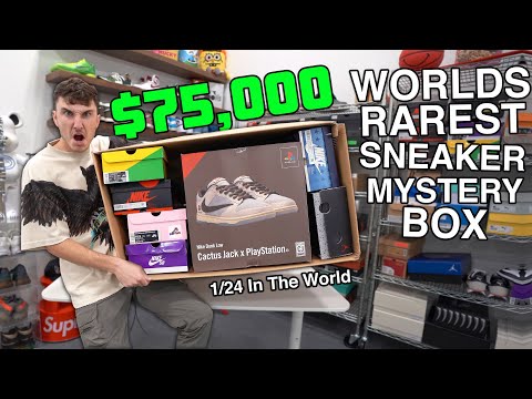 Unboxing The Worlds Rarest ,000 Sneaker Mystery Box...