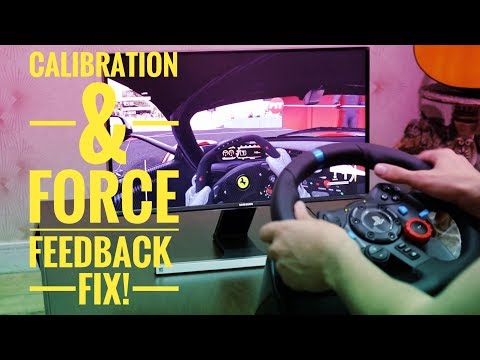 Logitech G29 Calibration FFB Fix & Resolve On PS4