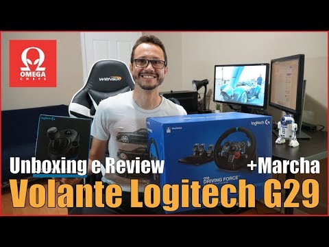 Unboxing e Review do Volante Logitech G29 com Marcha
