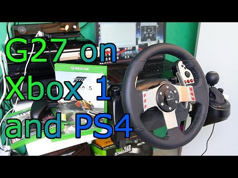 Logitech G27 on PS4 and Xbox ONE - How to and Forza 5 Gameplay - Titan ONE [HD]