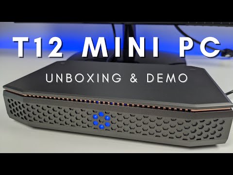 T12 Windows Mini PC Unboxing and Demo - A great Windows mini computer for home work and office work