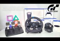 PS5 LOGITECH G923 RACING WHEEL & SHIFTER UNBOXING & TEST WITH GRAND TURISMO